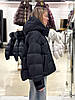 Пуховик жіночий Chanevia 25527 BLACK, фото 5