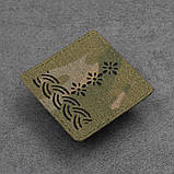 Погон НАТО полковник мультикам лазеркат 5.0 х 5.0 см, фото 2