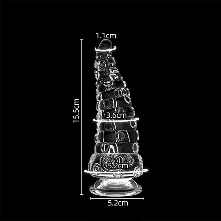 Анальний стимулятор на присосці у вигляді восьминога L 15.5*5.2 см - Анальні іграшки, фото 1