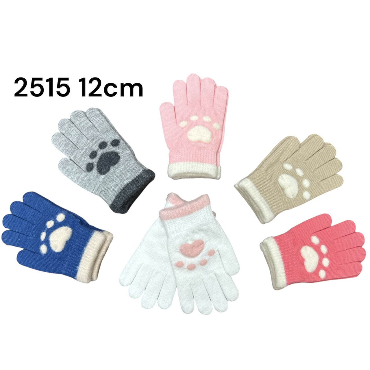 Рукавиці для дівчинки з лапкою "Альпака" Одинарні Розмір: 2-3 роки (24594), фото 1