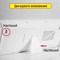 Годинник Deepfox DS-8303 LCD цифровий електронний настінний/настільний Будильник Дата Температура Вологість 34х15см, фото 6