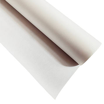 Матеріал дубльований палітурний (КОЛЕНКОР) 100% віскоза  на паперовій основі, рулон 0,95*3 м, колір білий