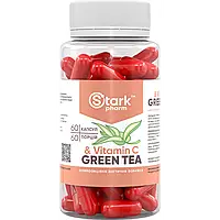 Жироспалювач Stark Pharm Green Tea + Vit C 60 капсул