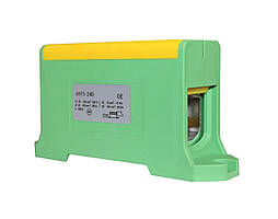 Клема ввідна силова КВС/КСВ 35-240 мм2 380А "PE" жовто-зелена СКНГз-JHT5-240