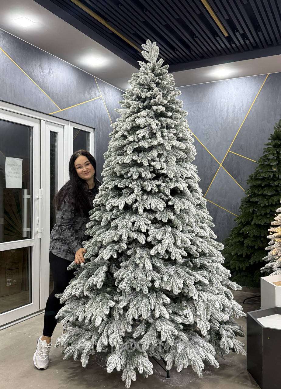 Найгустіша засніжена лита ялинка Норвезька 1.8м, фото 1