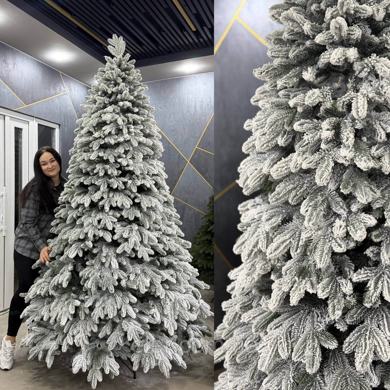 Лита Засніжена ялинка Норвезька 2.1м Eler Найгустіша, фото 1