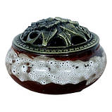 Аромакурильниця, підставка для пахощів «Стародавня» коричнева, фото 2