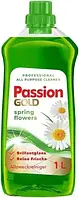 Рідина для миття підлоги універсальна Passion Gold весняні квіти 1 л