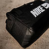 Чоловіча спортивна сумка Nike чорна для тренувань сумка жіноча Найк міська дорожня міська для спортзалу, фото 3