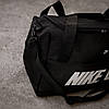 Чоловіча спортивна сумка Nike чорна для тренувань сумка жіноча Найк міська дорожня міська для спортзалу, фото 5