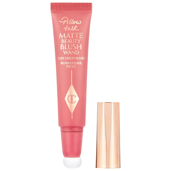Рідкі рум’яна з матовим фінішем Charlotte Tilbury Matte Beauty Blush Wand відтінок Pillow Talk, фото 1