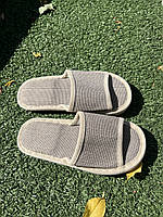 Капці лляні для дому, гостей або в лазню (38-39 р, 25 см устілка)