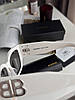 😎 Balenciaga White/Silver BB036SK 002 56/17/130 56/17/130, фото 3