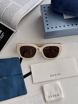 😎 Gucci Beige/Brown GG1599SA 002 52/20/135 52/20/135