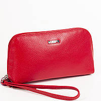 Женская косметичка красная из натуральной кожи Butun 657-004-006