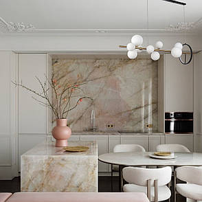 Підвісна люстра «Bubbles» на 10 ламп з білими плафонами (918-LP267-10 GAB+WH), фото 3