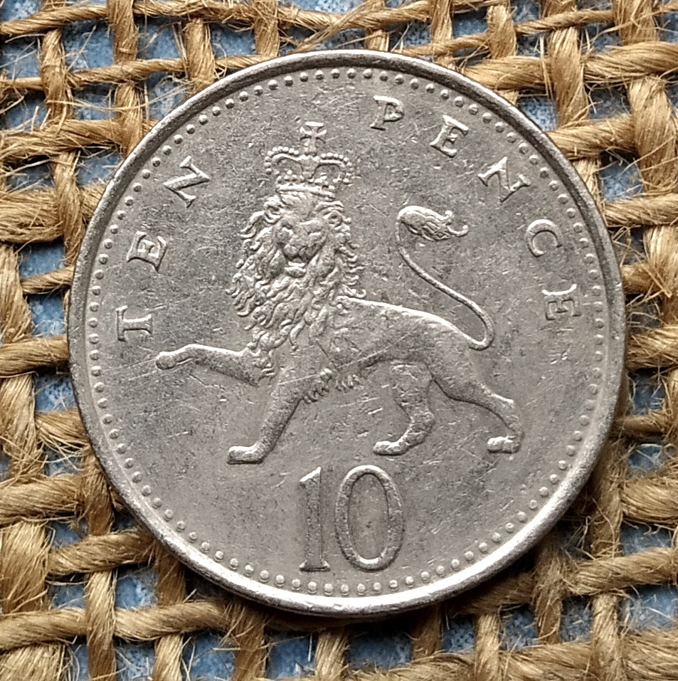 10 пенсiв 1992 року. Велика Британiя, фото 1