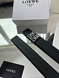 Ремінь Loewe з натуральної шкіри з фірмовим логотипом, фото 3
