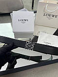 Ремінь Loewe з натуральної шкіри з фірмовим логотипом, фото 7