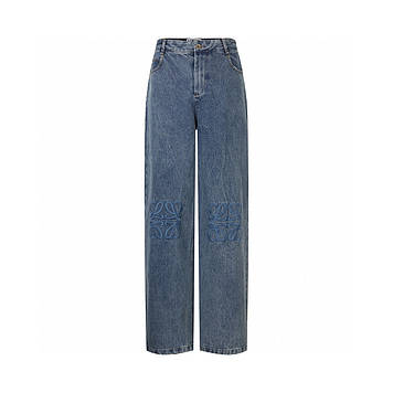 👕 Loewe Anagram Baggy Jeans in Cotton 48