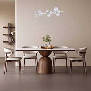 Підвісна люстра «Bubbles» на 10 ламп з прозорими плафонами (918-LP267-10 WH+CL), фото 2