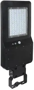 Сонячний прожектор V-Tac LED з датчиком руху Vt-St42 40W 4800Lm 4000K 140°x70° чорний 120000mAh пульт IP65 5503