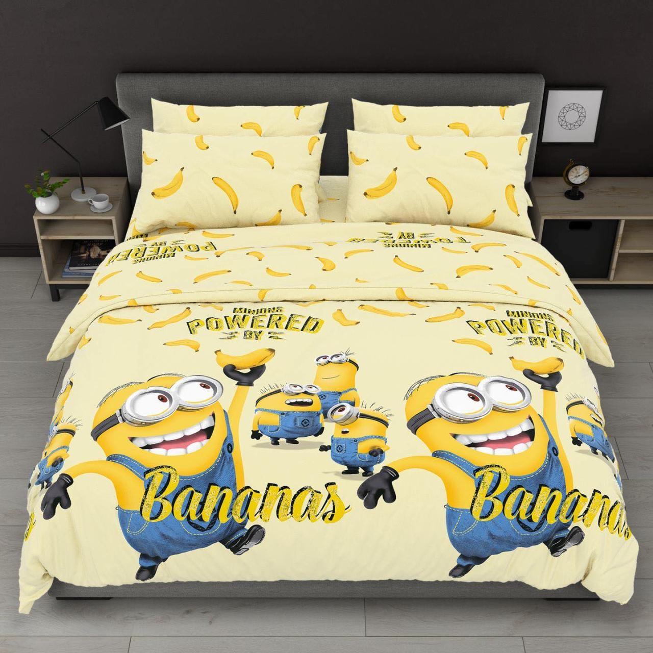 Дитяча постільна білизна Бязь Голд "Посіпаки", комплект, фото 1