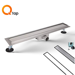 Трап для душу під плитку з сухим сифоном Qtap Taurus Tile900