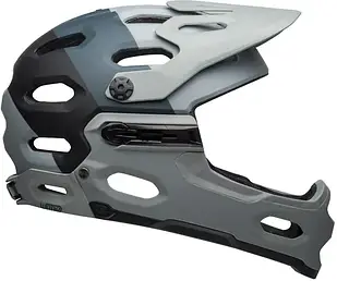 Велошолом Bell Full Face Super 3R Mips матовий сірий Gunmetal