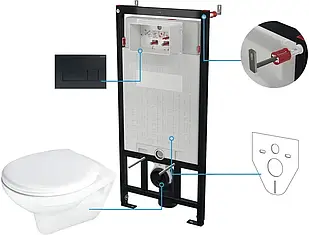 Комплект Deante Neo Boro CMO_N6SPW