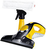 Пилосос Sencor безпровідний, вологе прибирання, вода -0.2л, автон. робота до 20хв, для миття вікон, чорно-жовтий