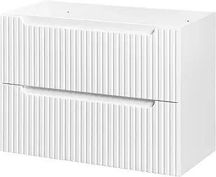 Підвісна шафа Comad Nova 80см білий глянець з мийкою