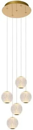 Підвісна лампа Delighting Cintra золота Disc 5 134992260, фото 1