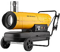 Теплова гармата дизель/гас 2E PowerHeat D30i, непрямого нагріву, 30кВт, 400м2, 780м3/год, колеса, IPX4, жовтий, 34.4кг