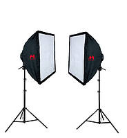 Постійне студійне світло Falcon 6xLED12 + софт-бокс 60х60 LED-B628FS