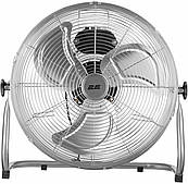 Вентилятор підлоговий 2E PowerWind 45C професійний, 45см, 100Вт, кнопки, двигун мідь 100%, срібний