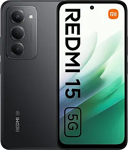Смартфон Redmi 15 5G 4/128GB чорний