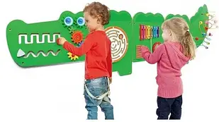 Розвиваюча іграшка Viga великий настінний панель Крокодил