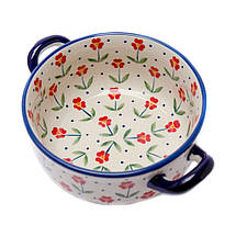 Піала з ручками 15 Red Flowers, фото 3