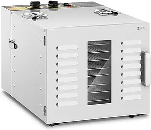 Сушарка для продуктів Royal Catering RCDA-1000/59S 1000 Вт 10 решіток