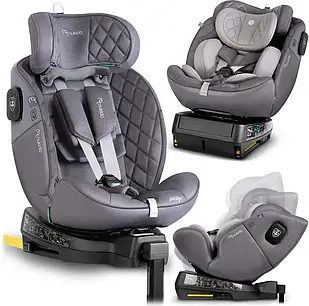 Автокрісло Nukido Prestige Line сірий Isofix 0-36 кг