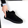 Класні Чорні зимові кросівки натуральна замша опушка цигейка, фото 4