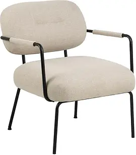 Крісло для вітальні Dillon тканинне бежеве