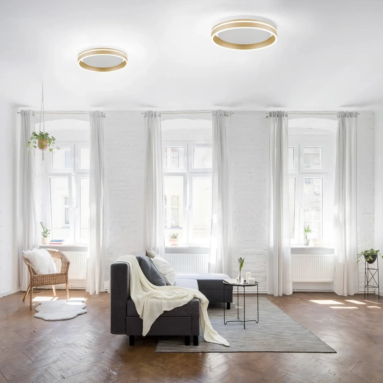 Потолочна LED-лампа Q-Smart-Home Paul Neuhaus Q-VITO Ø40см, фото 1