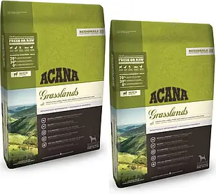 Корм сухий для собак Acana Regionals Grasslands 2x11,4кг