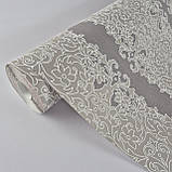 Шпалери вініл на флізеліні 0.53 × 10.05 м Marburg 57106, кавові для спальні, вітальні, коридору ✨ Marburg 57106 — стильні каво, фото 2