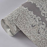 Шпалери вініл на флізеліні 0.53 × 10.05 м Marburg 57106, кавові для спальні, вітальні, коридору ✨ Marburg 57106 — стильні каво, фото 3