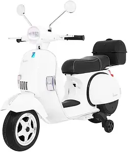 Дитячий скутер Ramiz Vespa білий на акумуляторі