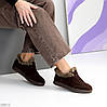 Шикарні зимові Шоколадні кросівки натуральна замша опушка цигейка, фото 5