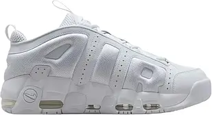 Чоловічі спортивні кросівки Nike Air More Uptempo Low Triple White FZ3055-100
